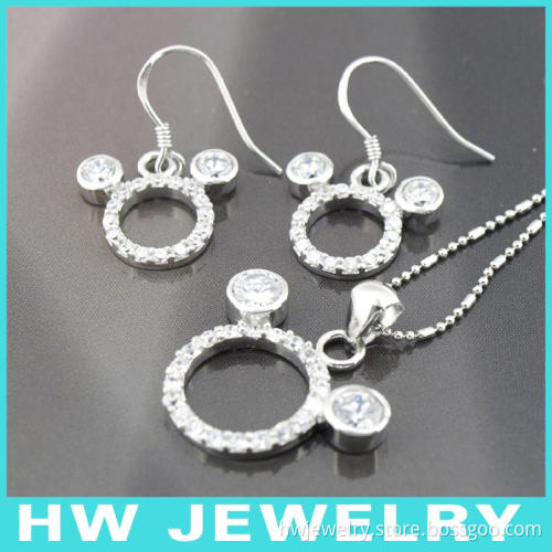 40617 factory 925 sterling silver jewellery sets